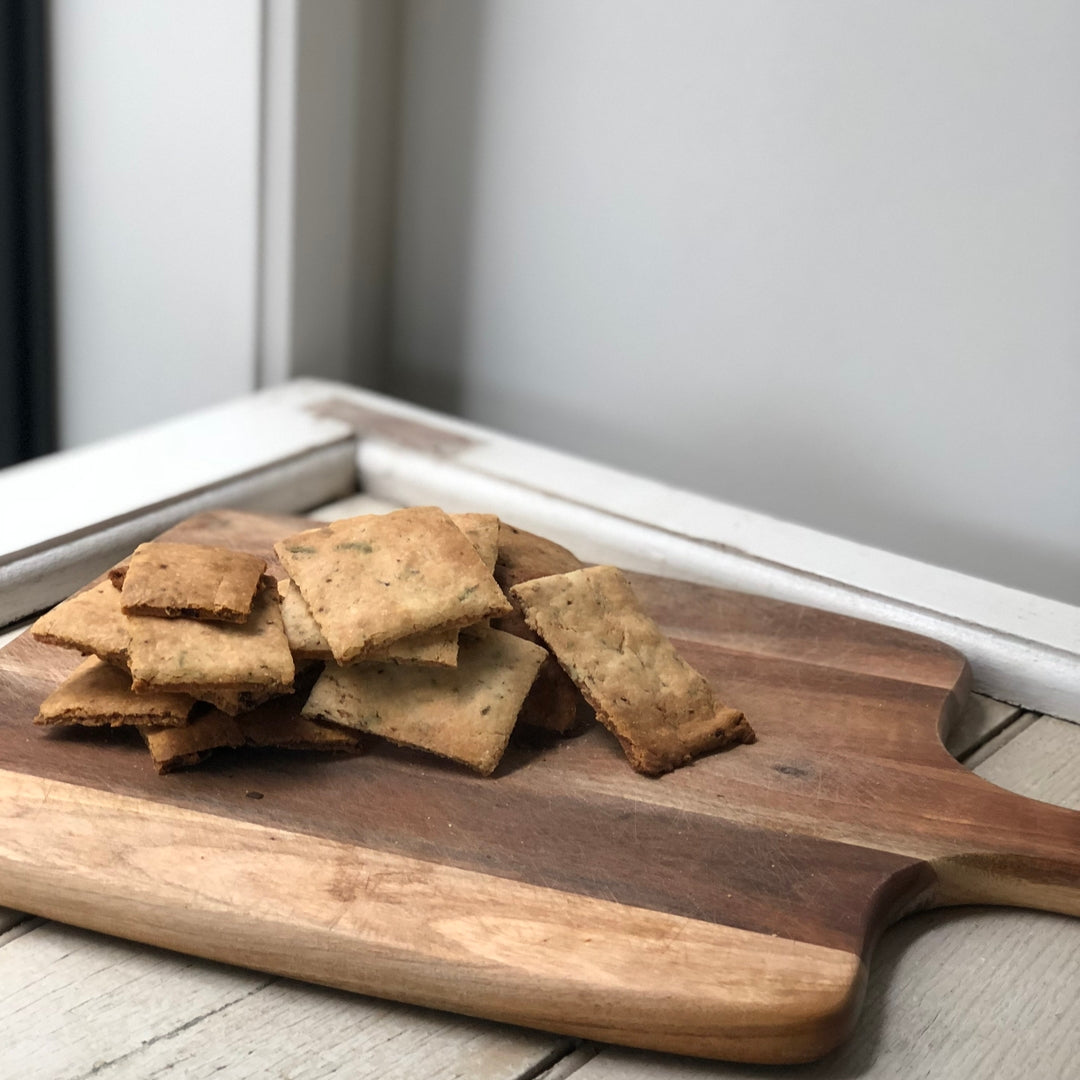 Gluten-Free, Grain-Free & Nut-Free Paleo Rosemary Crackers