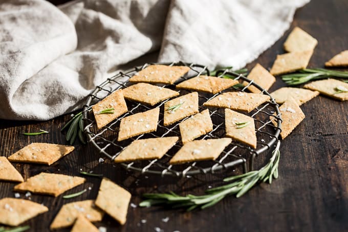 Homemade Paleo Rosemary Crackers: Easy, Fresh & Budget-Friendly